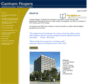 Tablet Screenshot of canhamrogers.com